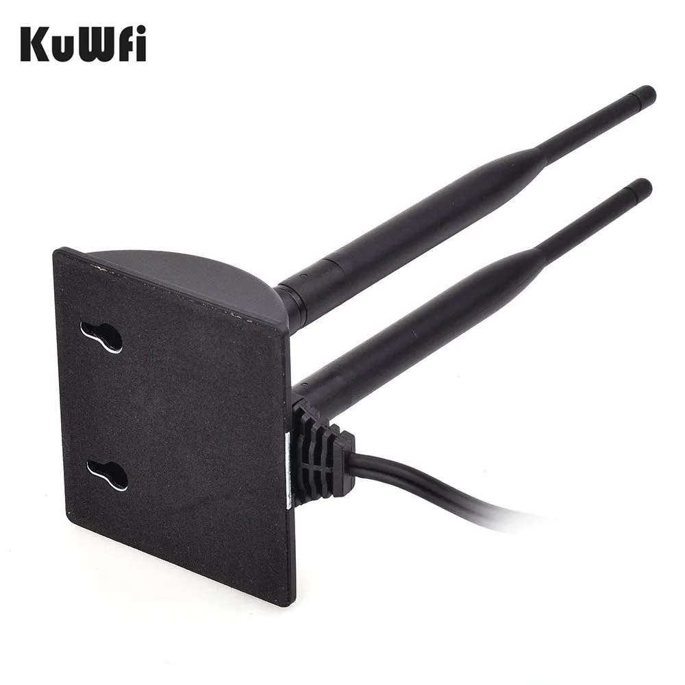 KuWfi External Wifi Antenna 6dBi Dual Band 2.4G&5G Magnetic Base RP-SMA Antenna for TP-LINK ASUS NETGEAR Linksys D-Link Router