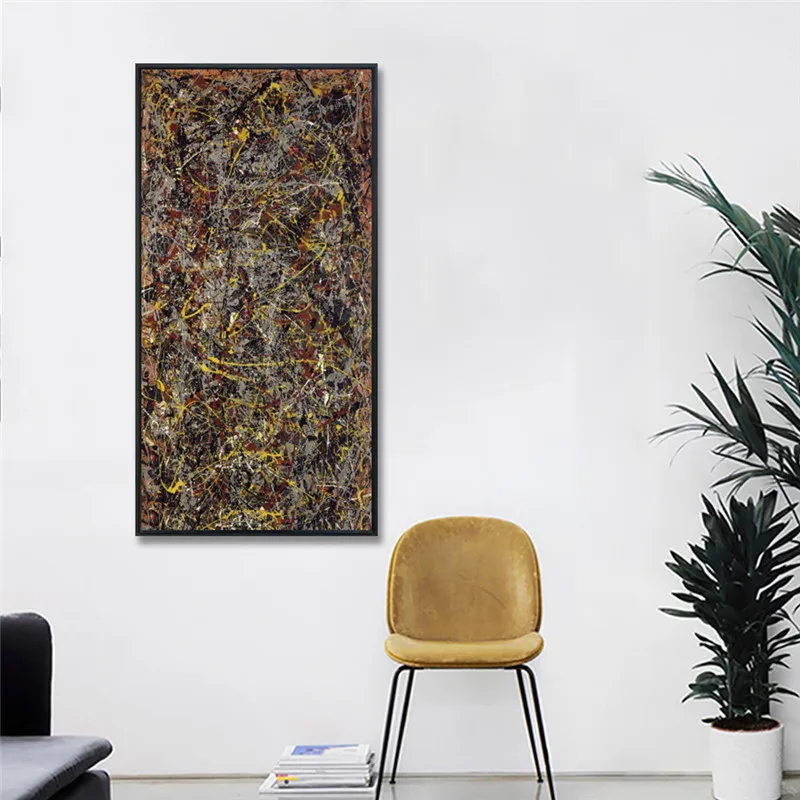 Номер 5 1948 от Jackson Pollock абстрактный холст стены искусства гостиной украшения для дома и офиса без рамы