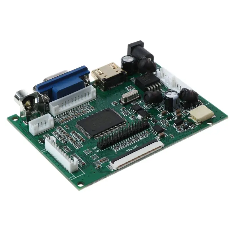 1 комплект 10," HDMI+ 2AV+ VGA ЖК-драйвер плата контроллера комплект 1024x600 панельный модуль
