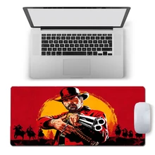 

Mouse Pad Anime Gaming Accessories Mousepad Gamer PC Completo Computer Keyboard Desk Mat Varmilo Table Red Dead Redemption