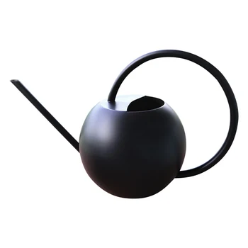 

1000ml Stainless Steel Long Spout Portable Large Capacity Anti Corrosion Watering Can Patio Indoor Plants Irrigation Office Home