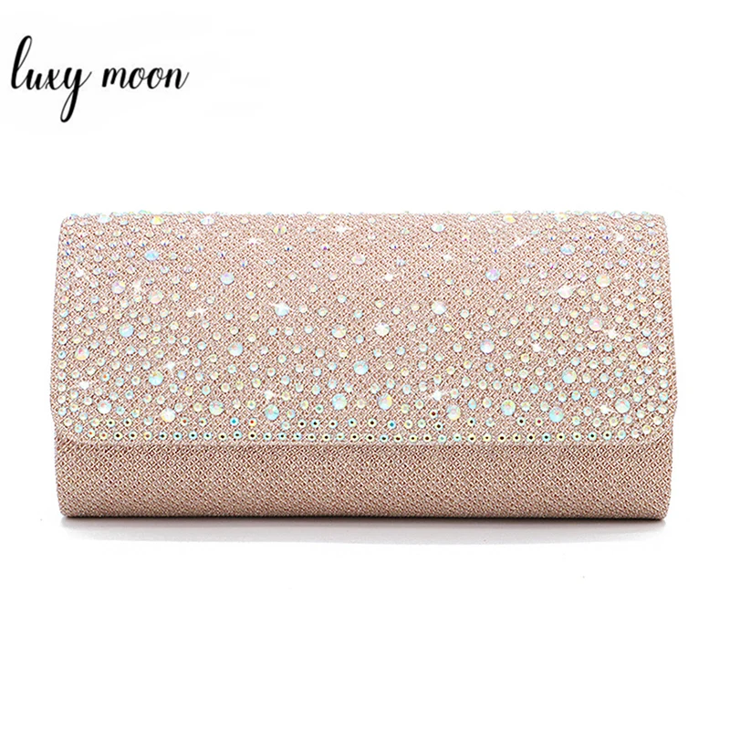 Женские вечерние сумочки Luxy Moon свадебные с кристаллами клатчи модные