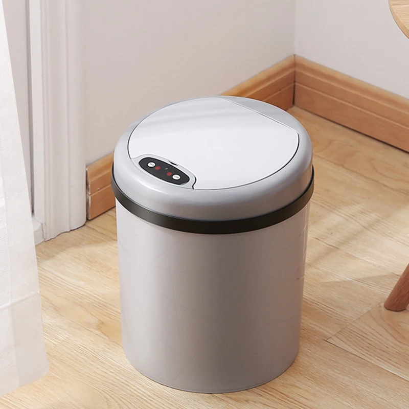 Inductive Trash Can Smart Sensor Automatic Kitchen and Toilet Storage Bin Trash Can Trash Can