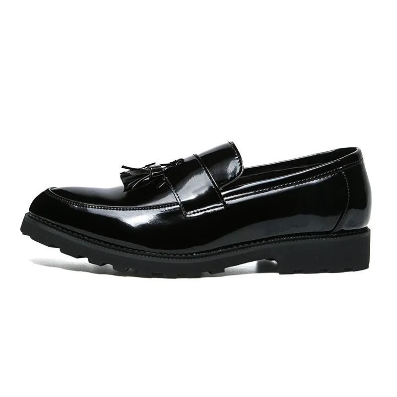 

2019 Winter Leather Shoe Foot Trend England Leather Shoes Correct Dress