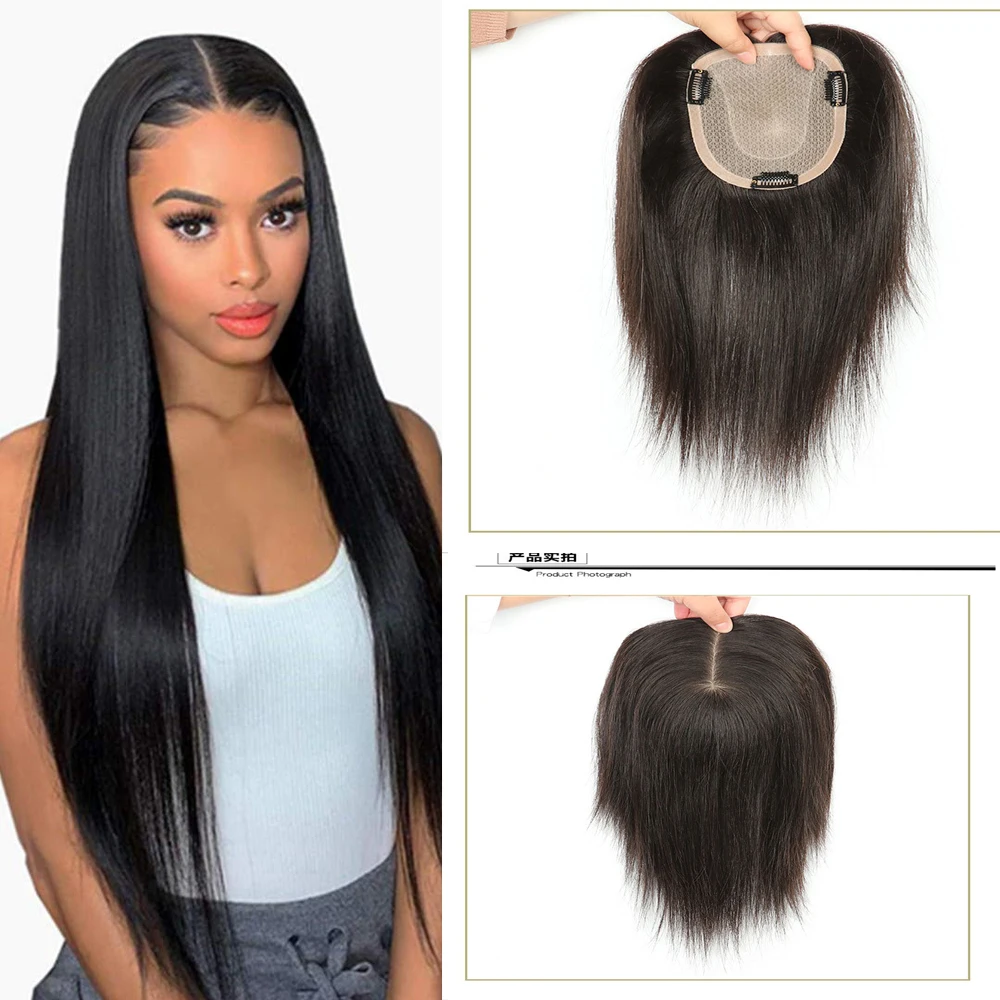 com grampos no cabelo extensão volume remy