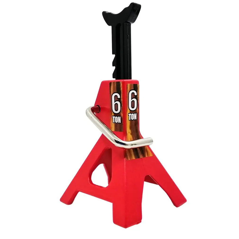 

6 Ton Scale Metal Simulation Height Jack Stand Repair Tool for 1/10 D90 Axial Wraith SCX10 Crawler RC Off-road Car