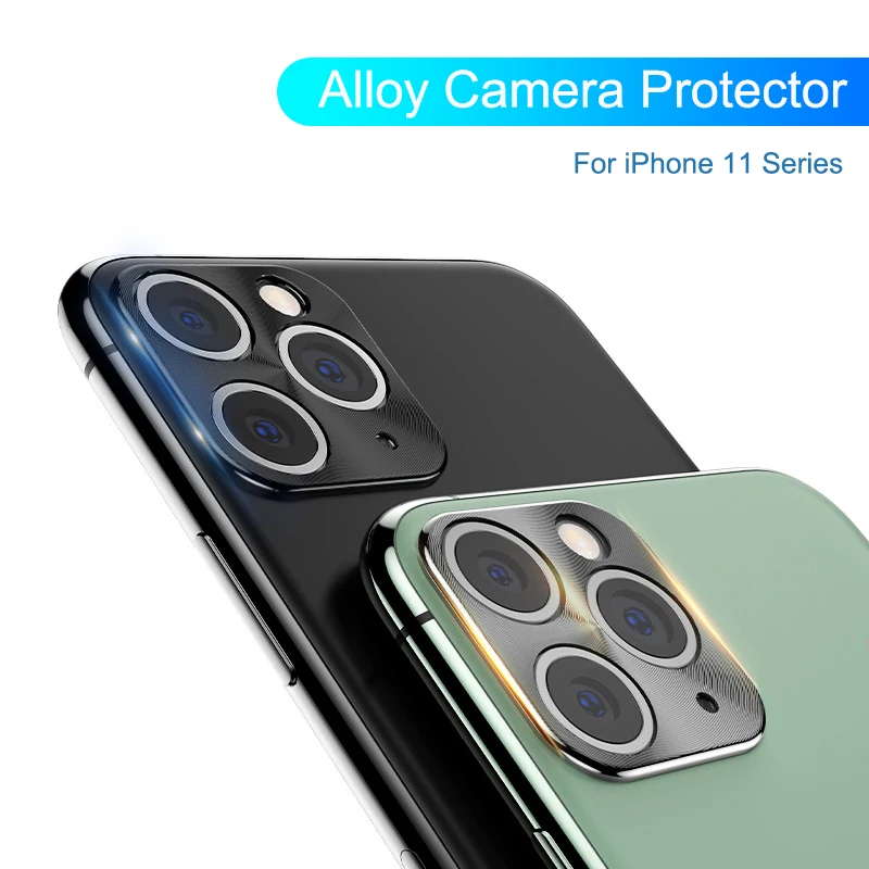 

iPhone11pro Camera Lens Protective Ring For Apple iPhone 11 pro max Case Back Lens Protector Fundas Coque Cover aiphone 11pro