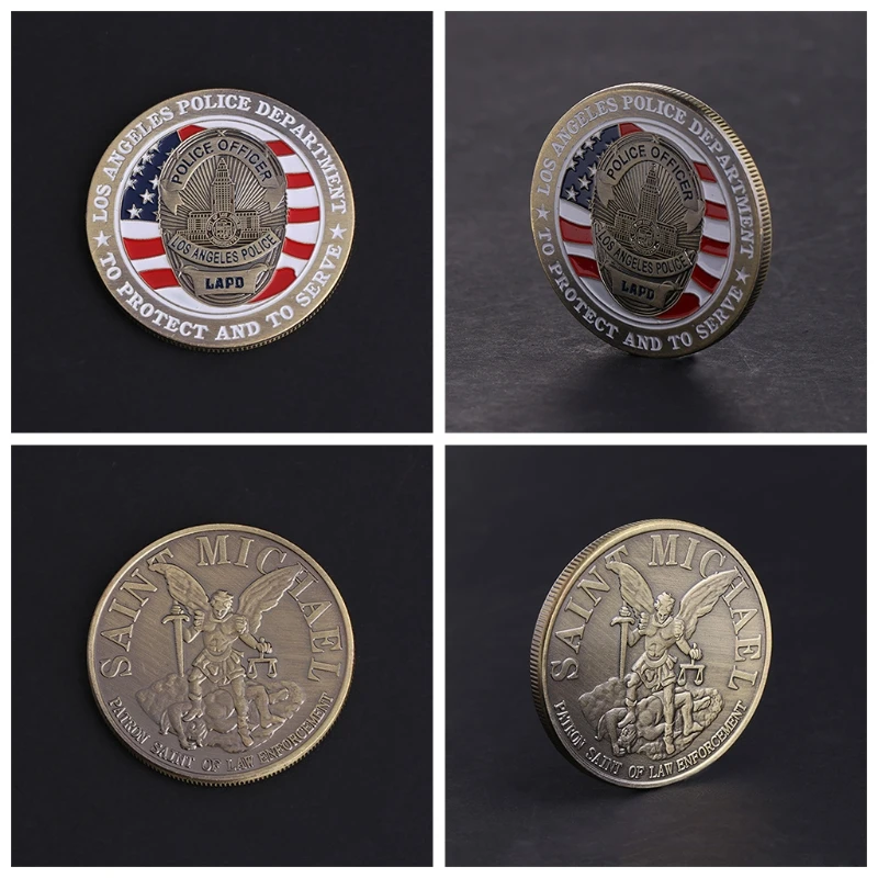 Памятная монета американская полиция Святой Майкл художественные подарки для коллекции сувенир