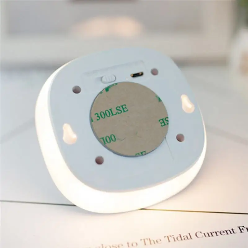 Светодиодный PIR инфракрасный датчик движения тела ночной Светильник USB Перезаряжаемый светильник Магнитный настенный светильник для шкафа шкаф для лестницы прикроватный светильник