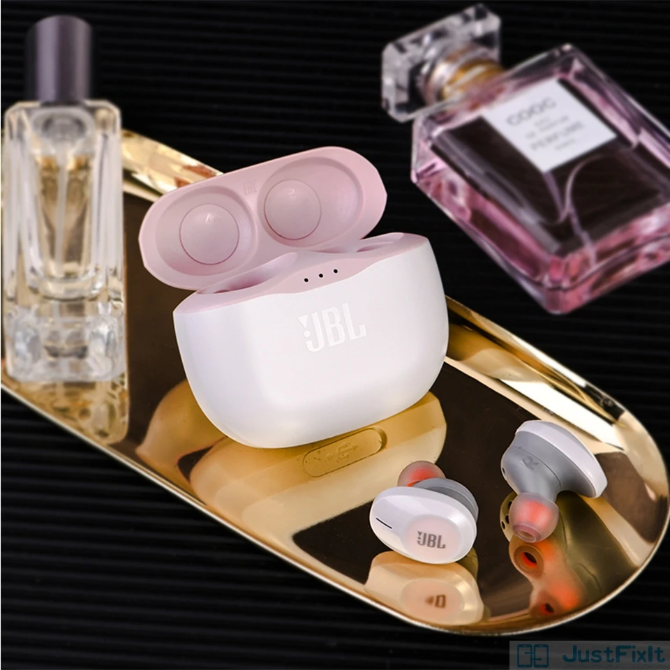 TUNE 120 TWS Stereo Earbuds Bass Sound Headphones Headset with Mic Charging Case JBL T120TWS True Wireless Bluetooth Earphones