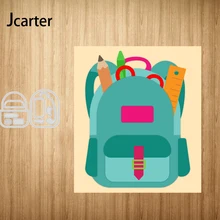 2021 New Design Backpack School Bag Pen Cutting Dies Shape Scrapbooking Craft Die Cut Stencil Card Make Mould Sheet Decoration