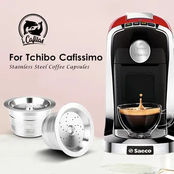 

Vip Link For Caffitaly Tchibo Cafissimo ALDI Expressi Refillable K-fee Coffee Capsule Pod Filters Stainless Steel Tamper Spoon