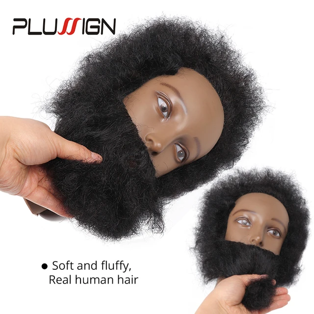 Tête d'entraînement afro de 25,4 cm - Cheveux 100% humains - Tête de  mannequin pour coiffure - Pince incluse : : Beauté et Parfum