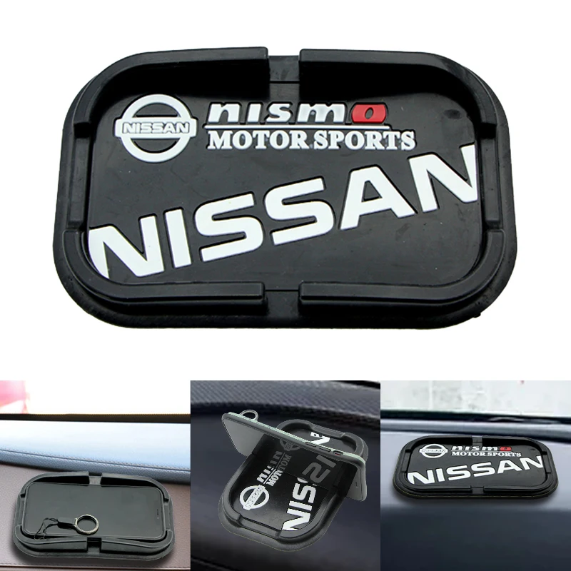 

Fixed Phone Car Anti-slip Mat for Nissans Nismo X-trail Almera Qashqai Tiida Teana Auto Non-slip Pad Anti Slip Car Accessories