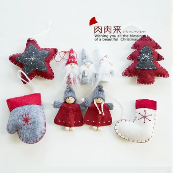 

Snowman Christmas Decorations Craft Indoor Kids Hangings Christmas Ornaments Toys Decorazioni Natalizie Home Decor EA6SDG