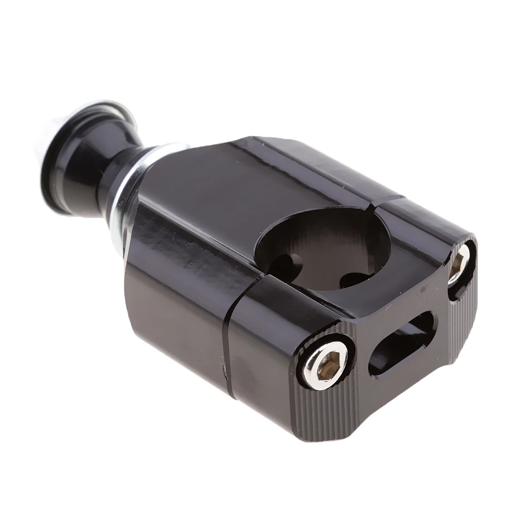 2x 28MM 1 1/8' Handlebar Riser Mount Clamps Motorcycle Dirt Bike ATV Black