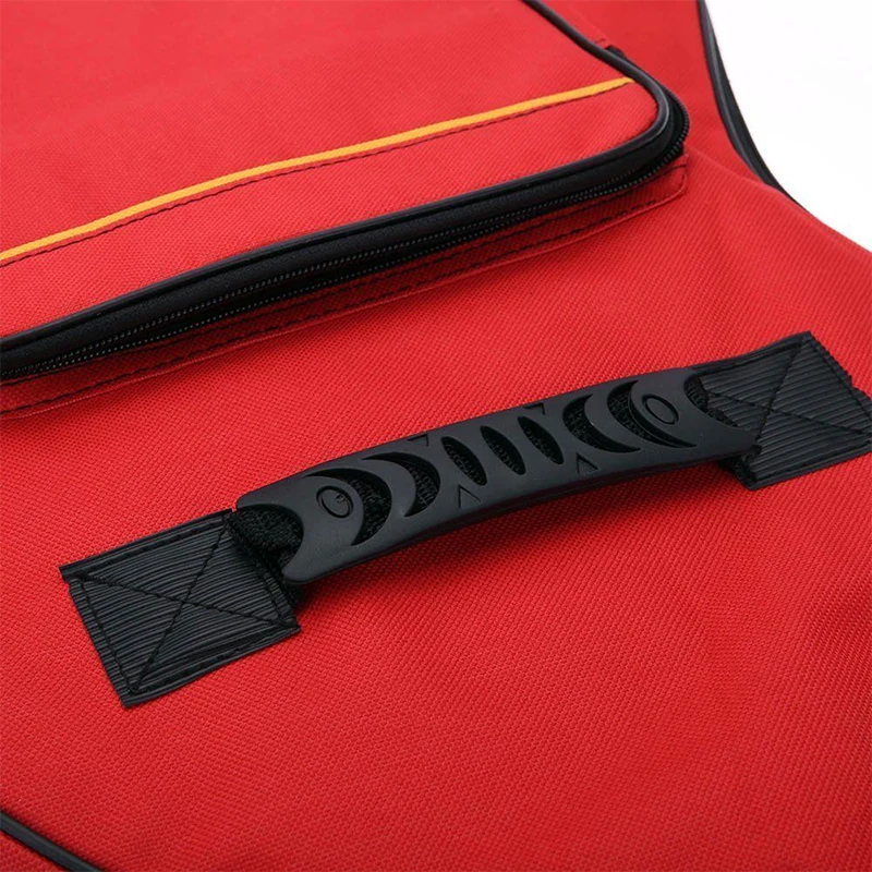 

Red 41" Guitar Backpack Shoulder Straps Pockets 5mm Cotton Padded Gig Bag Case 41inch Guitar Backpack Bag