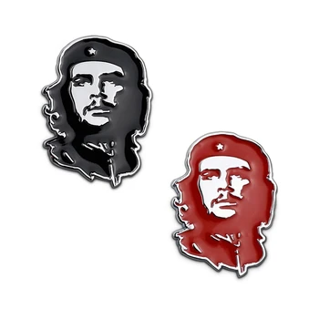 

3D Metal Che Guevara Emblem Ernesto Guevara Badge Car Sticker Decal For Seat Dodge Jeep Ford Audi Subaru FIAT Kia Nissan Jaguar