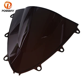 

POSSBAY Wind Deflector Motorcycle Windshield Windscreen for Honda CBR1000RR 2008 2009 08 09 Cafe Racer Mountain Bike Windscreen