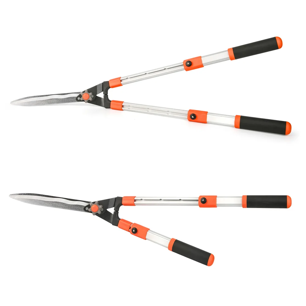 

Li Zhou Hedge Clippers Chops Hedge Shears Thick Branches With Ease 8.6 Inch Cutting Capacity 26-35 Inch Retractable Handles