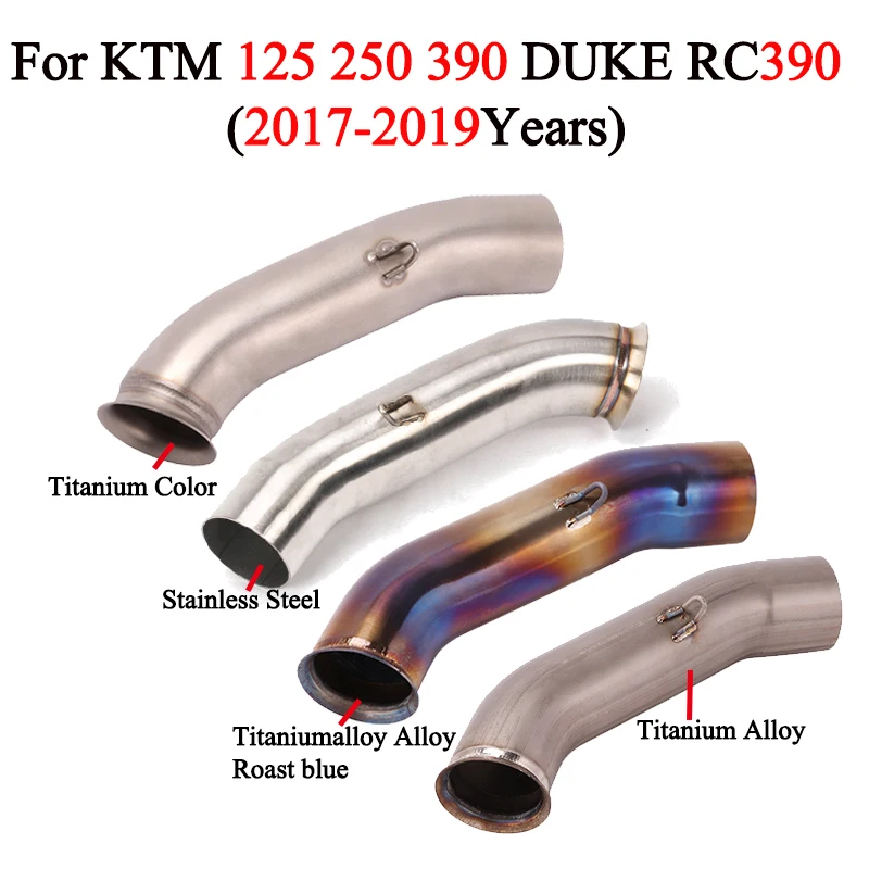 Для DUKE 390 250 125 Duke RC RC390 2017 2018 мотоциклетный глушитель выхлопной трубы Средний