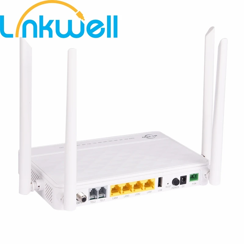 Устройство оптоволоконной сети 4G/5G ONU ONT EPON GPON 4GE + 2 подсветка комбо 4G/5 8G WI FI 1USB CATV SC