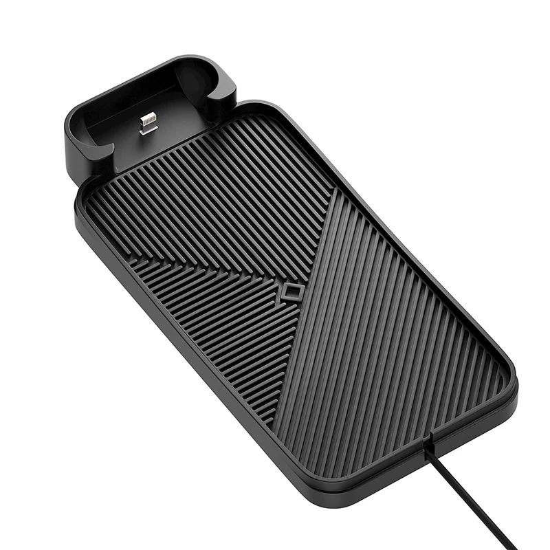 

Pohiks 1pc Portable 2-in-1 Car Wireless Charger Multi-functional Fast Charging Mobile Phone Headphone Chargers