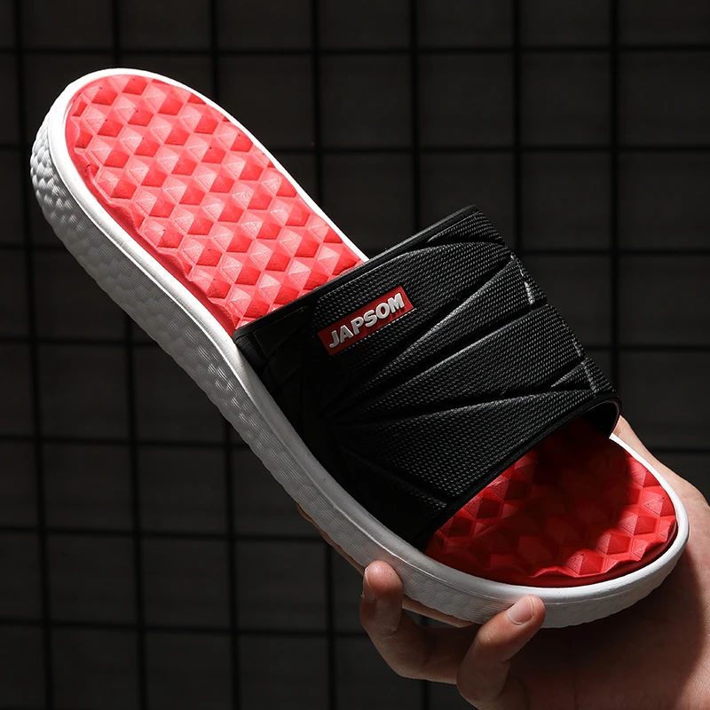 Chanclas verano para hombre, zapatillas de acupresión para masaje pies, pantuflas deslizantes para y habitación|Zapatillas| - AliExpress