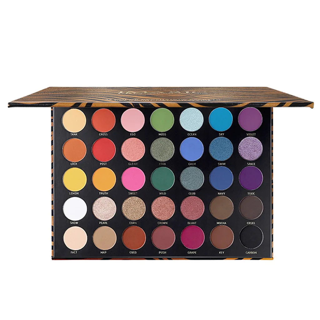 35 Color Shimmer Glitter Waterproof Eye shadow Make up Palette Plate Powder Matte Eyeshadow Palette Cosmetic Makeup Nude