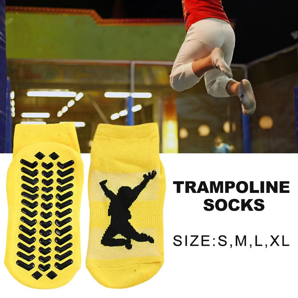 5 шт. детские носки в пол-батут для взрослых Противоскользящие силиконовые