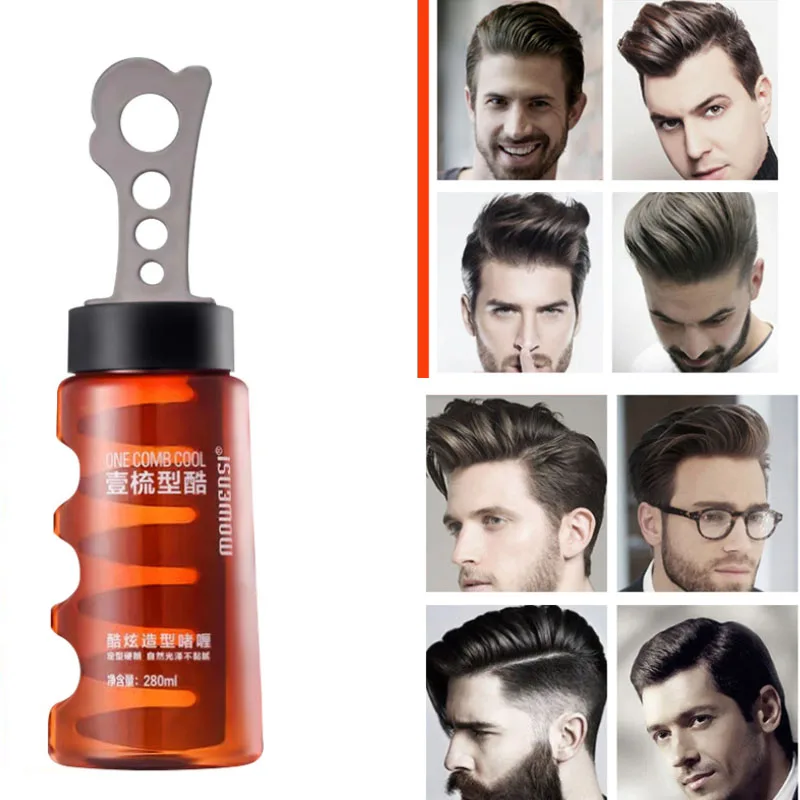 

280ML Professional Hair Wax Pomade Long-lasting hair gel for men Fluffy Hair Pomade Wax Barber Hair Styling Cream