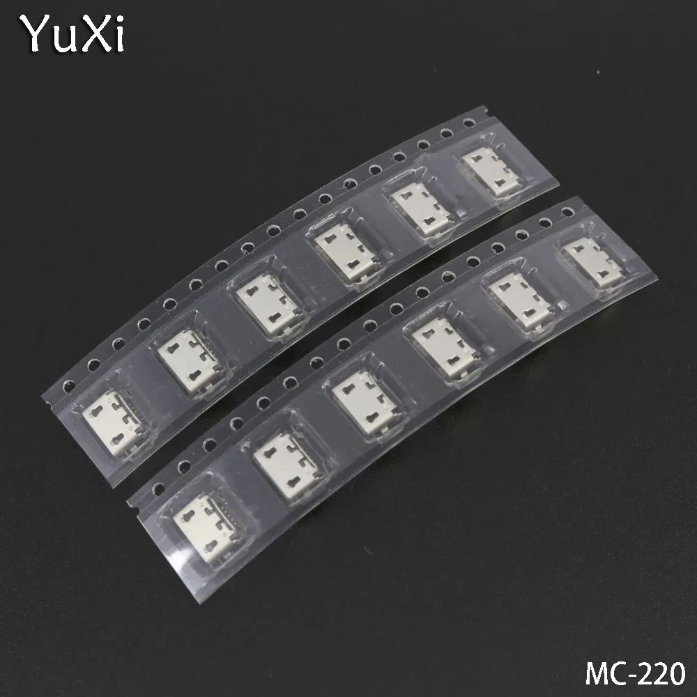 YuXi 10 шт./лот Micro USB зарядный разъем для Lenovo A7600 A7600H A788T S930 A656 A370 S390 A388T A3000