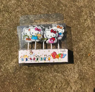 Birthday Cake Decoration Candle Party Supplies For Decorating Boys and Girls Smiley Theme First Birthday Party Decoration - Цвет: 1 box