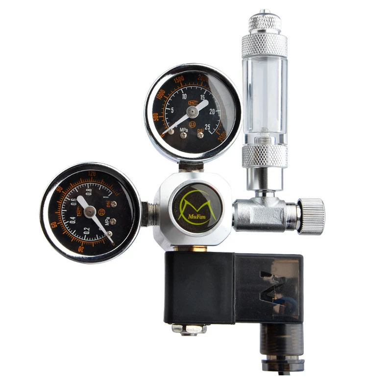 Diy Aquarium Co2 Regulator Magnetic Solenoid Kit Check Valve Fish Tank Accessories Co2 Control System Reactor Generator Set Co2 Equipment Aliexpress