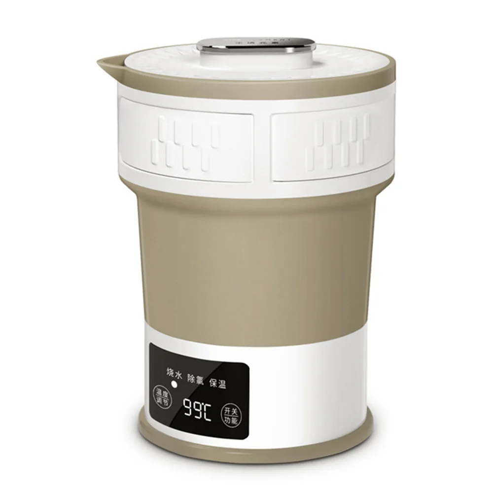 

Folding Kettle Compressed Electric Kettle Travel Water Kettle Food Grade Silicone Portable Mini Insulation Kettle