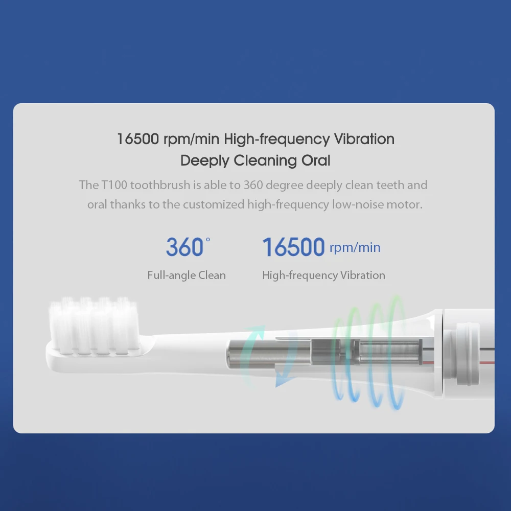 Toothbrush Head Replacement 3/Pcs For Mijia T100 Sonic Electric Toothbrush Waterproof Gum Health electric toothbrush