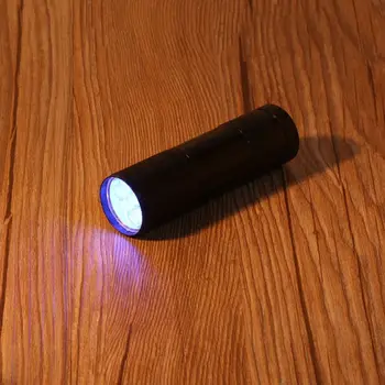 

Mini Detection 9 LED UV Ultra Violet Flashlight Blacklight Torch Light Lamp New Q0KF