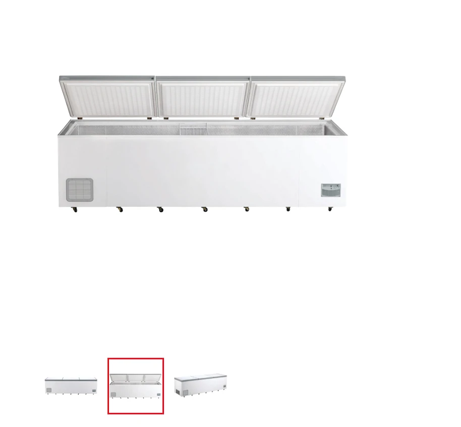 Морозильная камера BD-1388L, три верхние двери, 18℃, R290, горизонтальный Электрический морозильник, холодильники, коммерческий холодильник