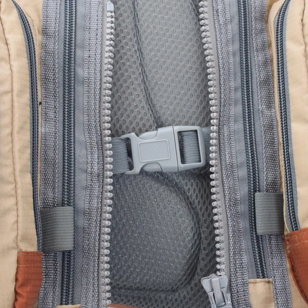 Fly Fishing Backpack Vest Combo Chest Pack for Tackle Gear and Accessories, Adjustable Size for Men and Women Swimming Sailing