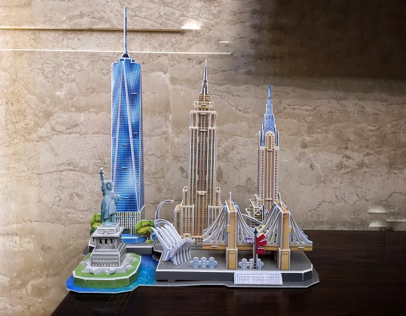 3D трехмерная головоломка красивые всемирно известные здания архитектура Пазлы DIY Развивающие игрушки подарки для детей и взрослых