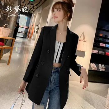 

New Women Casual Long Sleeve Coat Suit Office Ladies Slim Cardigan Tops Blazer Jacket Outwear