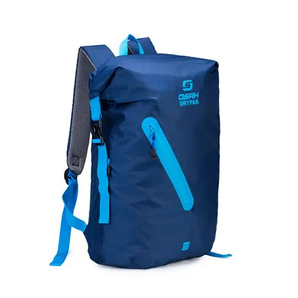 Открытый рюкзак для кемпинга, альпинизма, пешего туризма, легкая водонепроницаемая сумка, складной рюкзак 22L - Цвет: blue