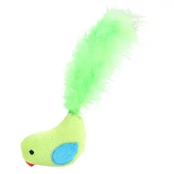 

Funny Cat Toy Interactive Cute Bell Ball Kitten Toy Pet Feather Toys Cat Training Toys Pet Supplies For Cat Dog Dropshipping