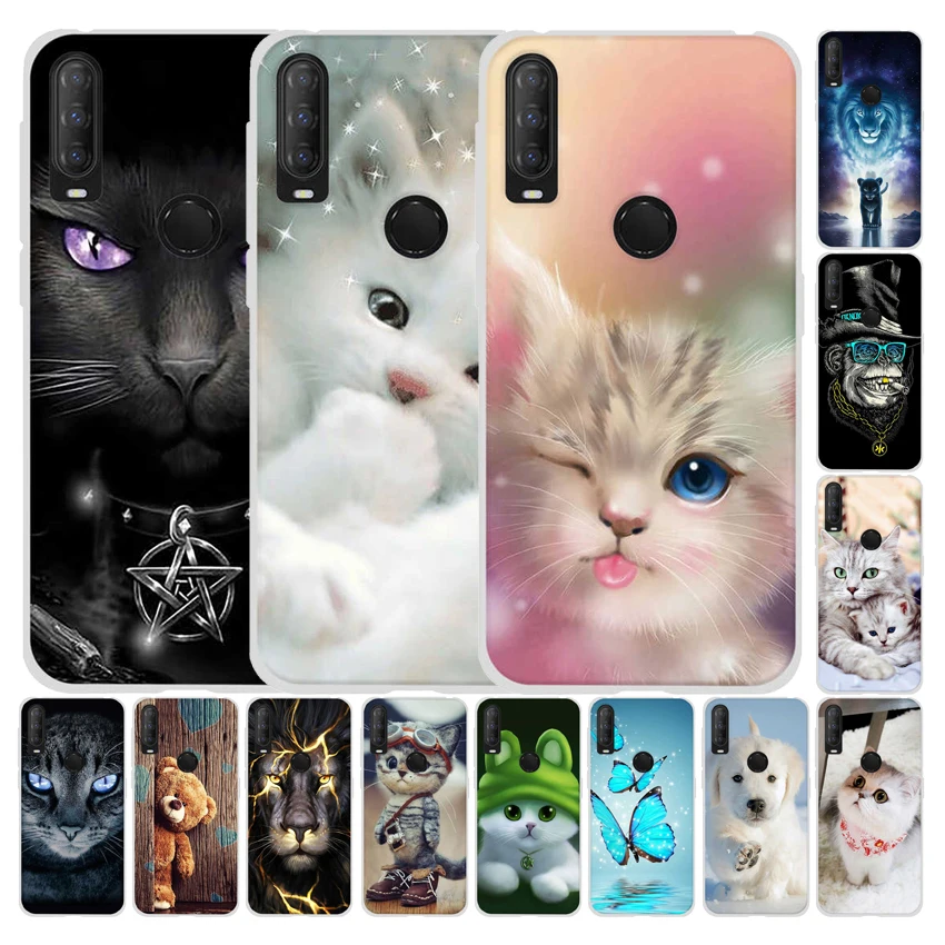 ROVLAK Funda para Alcatel 1S 2020 Silicona Case Transparente Clear Cover Ultra Delgada Ligera Antigolpes Carcasa Anti-ara/ñazos Estuche TPU Silicona Phone Case para Alcatel 1S 2020
