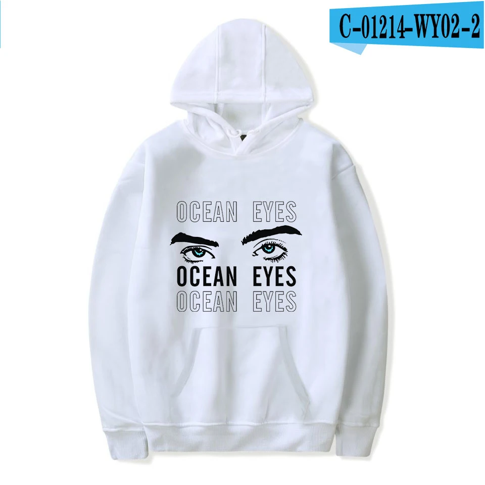As picture Новинка Billie Eilish толстовка женская мужская Поп толстовка модная куртка Осень Зима Мальчики удобный белый пуловер - Цвет: As picture