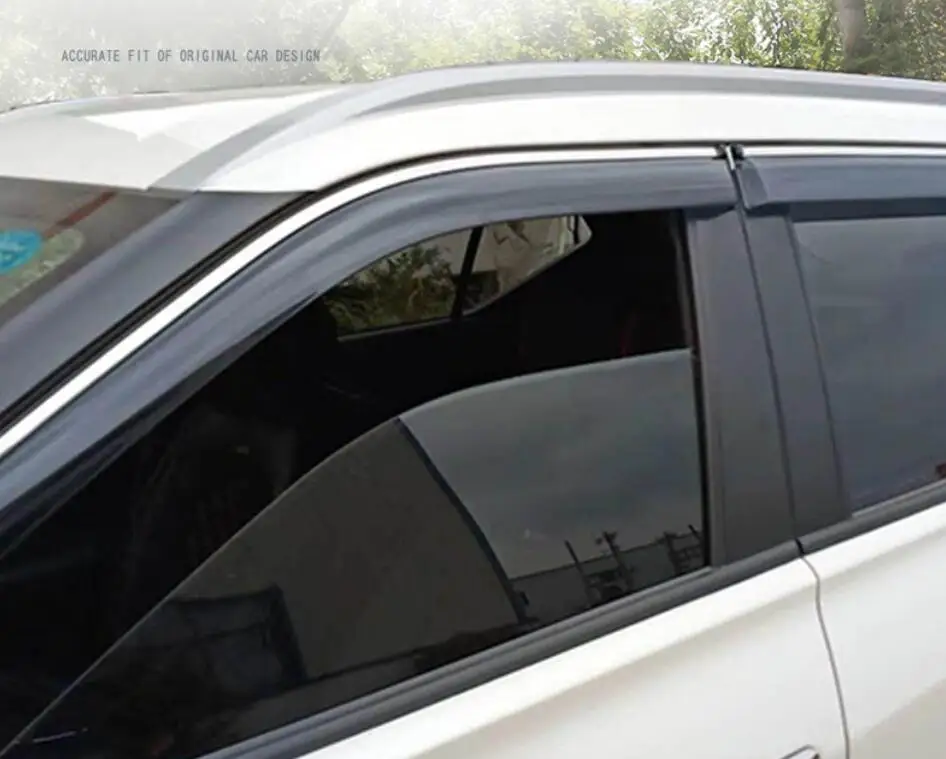 For Subaru Xv -2021 Car Styling Chrome Car Sun Vent Visor Rain Guards Shield Exterior Decoration Yjd - Awnings & Shelters - AliExpress