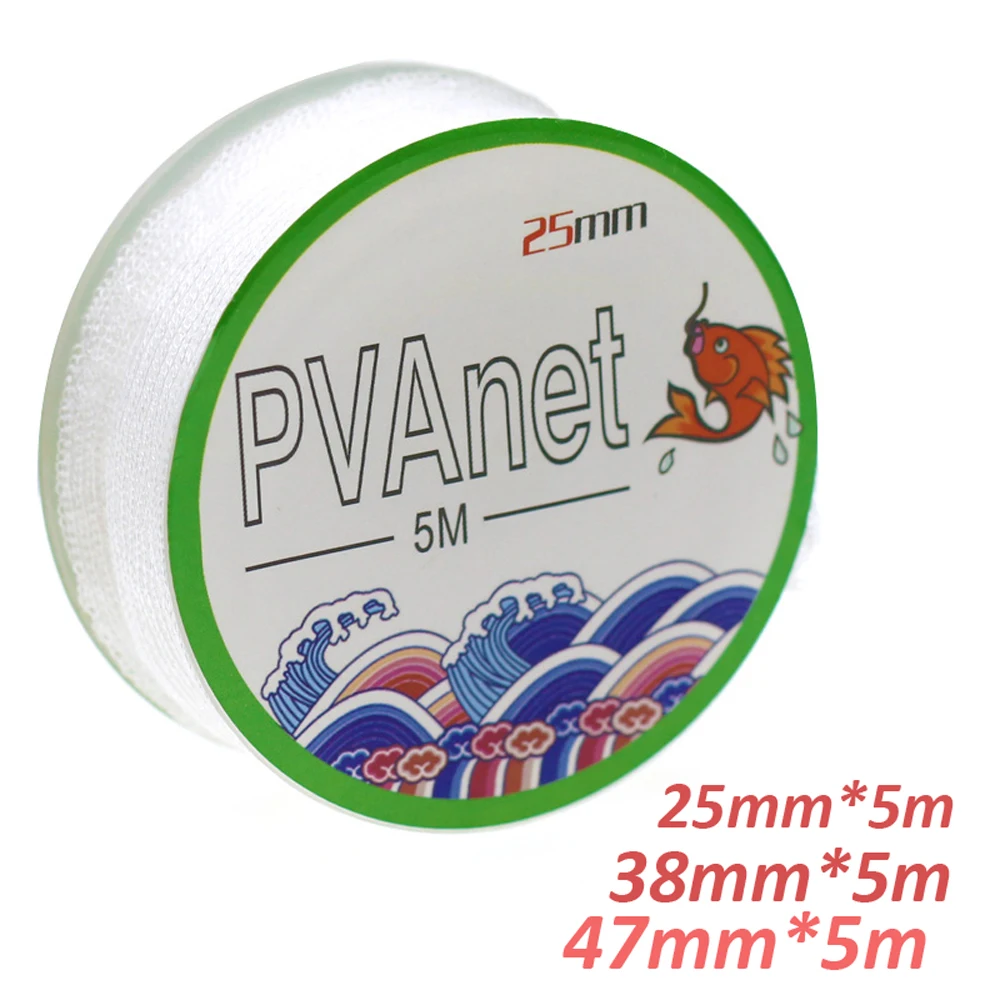 Carp Fishing PVA Bags PVA Mesh String Fast Dissolving Non Residue Carp Bait Throwing Bag Fishing Tackle
