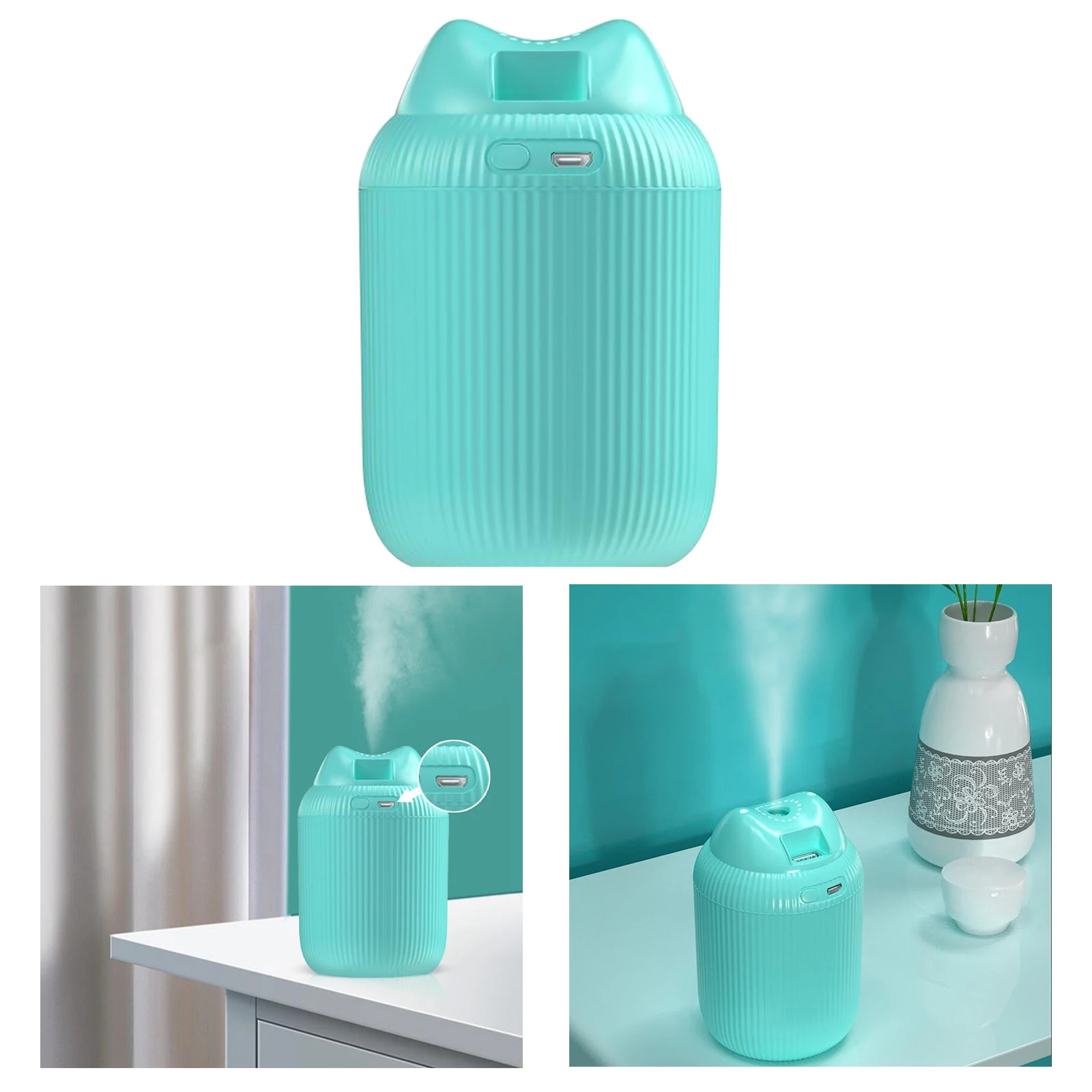 Ultrasonic Cool Mist Humidifier, Whisper Quite, for Home Bedroom Baby Nursery and Office 220ml