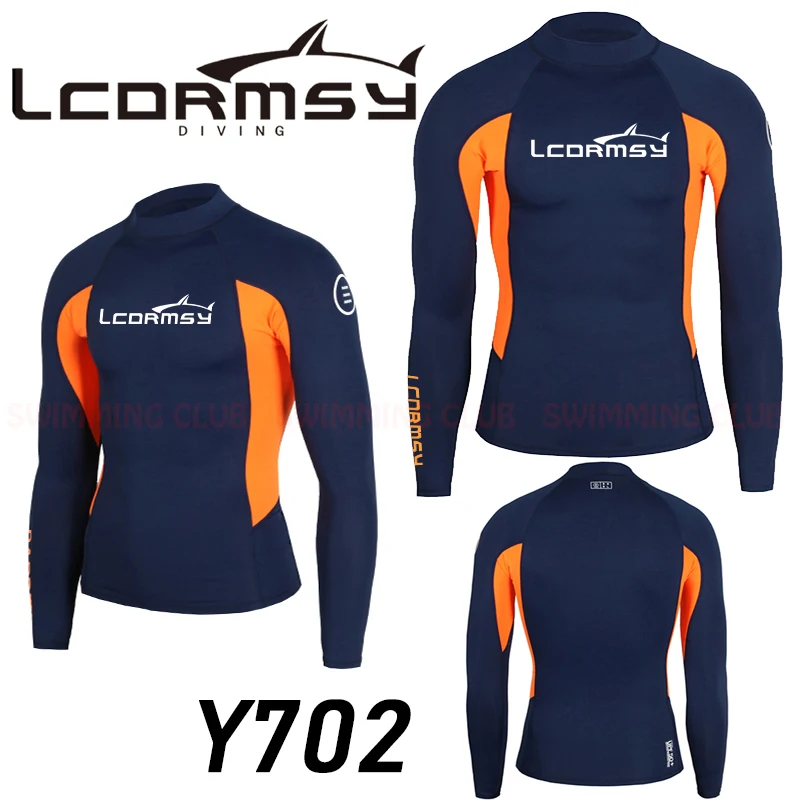NEW LCDRMSY MEN'S RASH GUARDS LONG SLEEVES SURFING SNORKELING SWIMMING TOP SHIRTS PANT WATER SPORTS WETSUITS QUICK-DRYING UPF50+