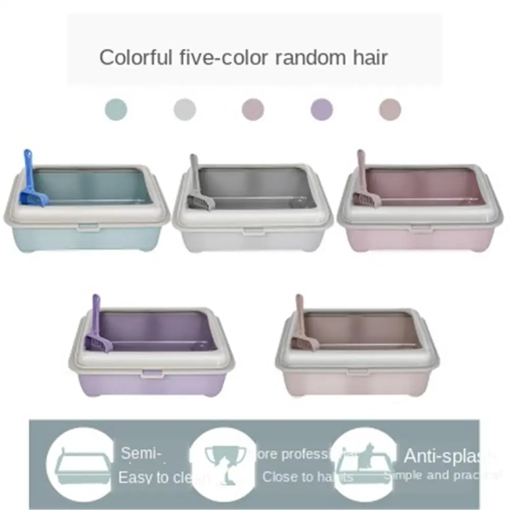 1PC Random Color Toilet Bedpan Cat Litter Box Cat Tray Toilet Supply Teddy Anti-Splash Toilet Puppy Indoor Home Plastic Sandbox 1PC Random Color Toilet Bedpan Cat Litter Box Cat Tray Toilet Supply Teddy Anti-Splash Toilet Puppy Indoor Home Plastic Sandbox